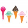 Smėlio žaislai | 3 ledų formelės ir kaušelis | Woopie 41113